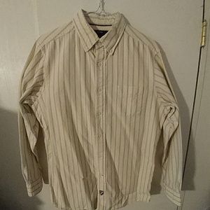 Yellow w/ Blue pinstripe Cremieux Oxford